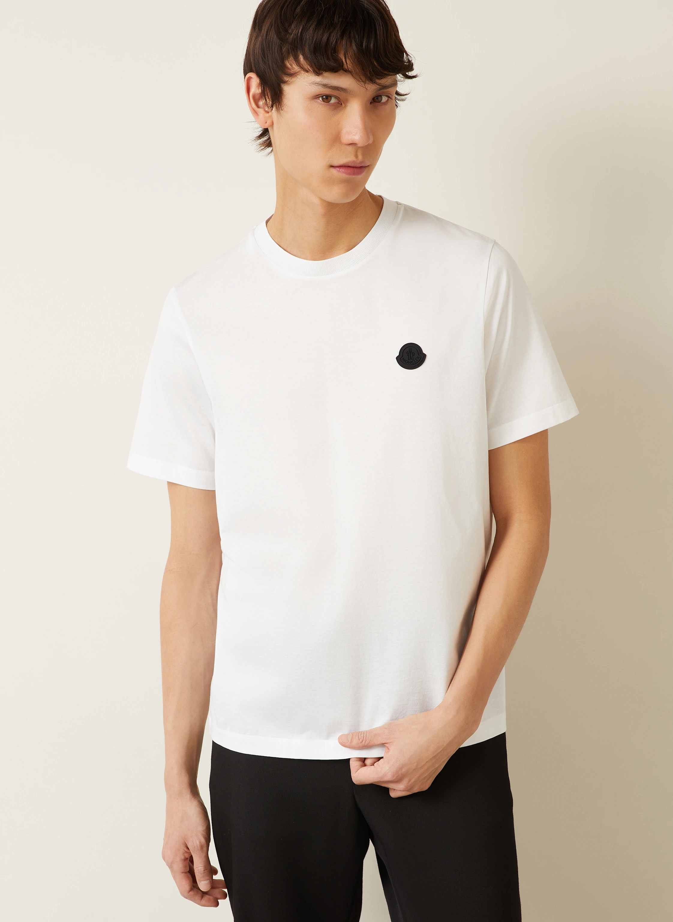 MONCLER T-Shirt im Materialmix