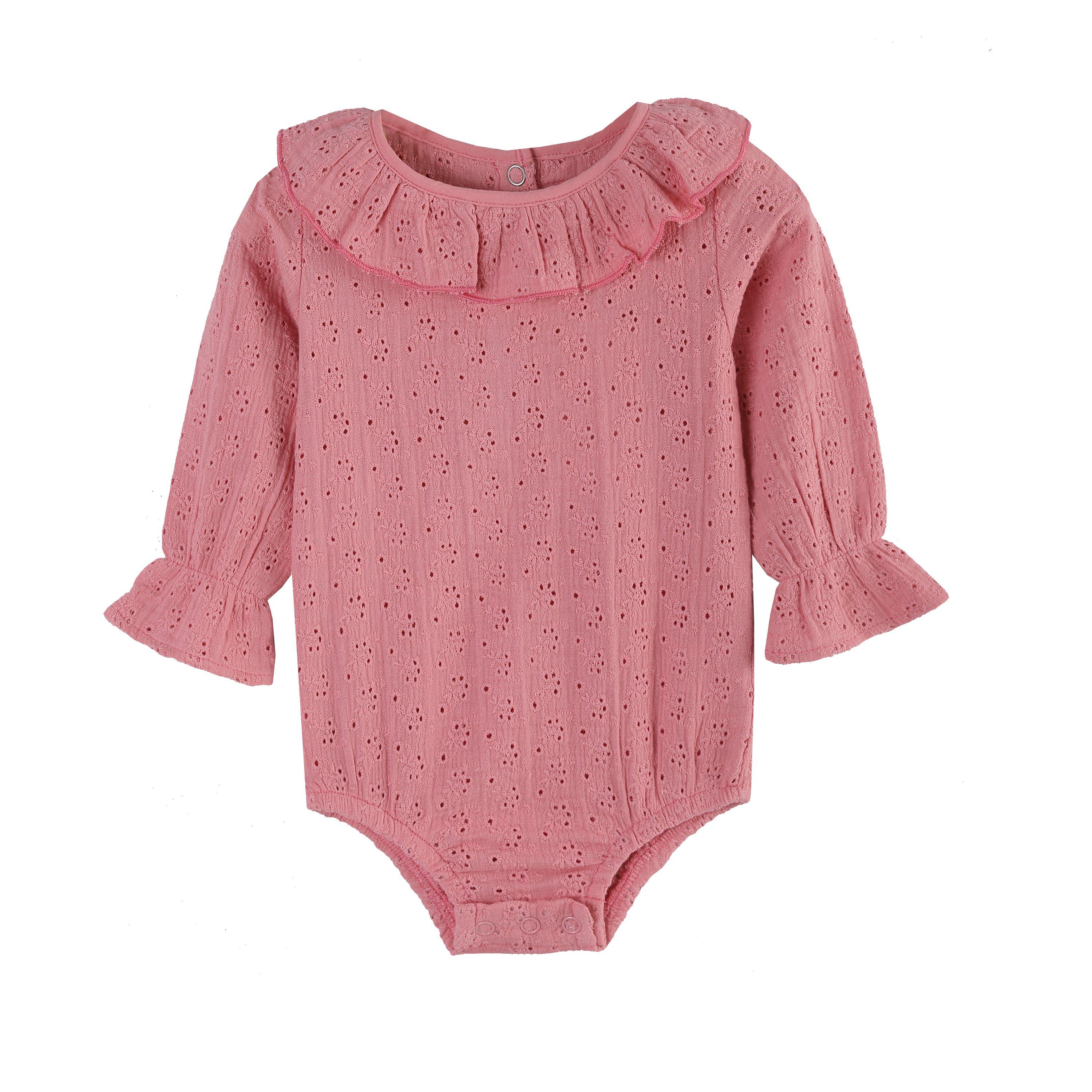 Hello World Studio Baby Girl Broderie Body and Headband
