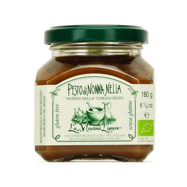 Pesto rouge bio aux tomates fraîches de Ligurie