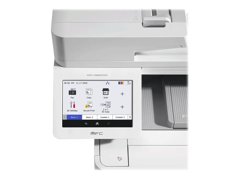 Brother MFC-L9630CDN - Multifunktionsprinter - farve - laser - A4/Legal (medie) - op til 40 spm (kopiering) - op til 40 spm (udskriver) - 620 ark - 33.6 Kbps - Gigabit LAN, USB 2.0, USB vært, NFC