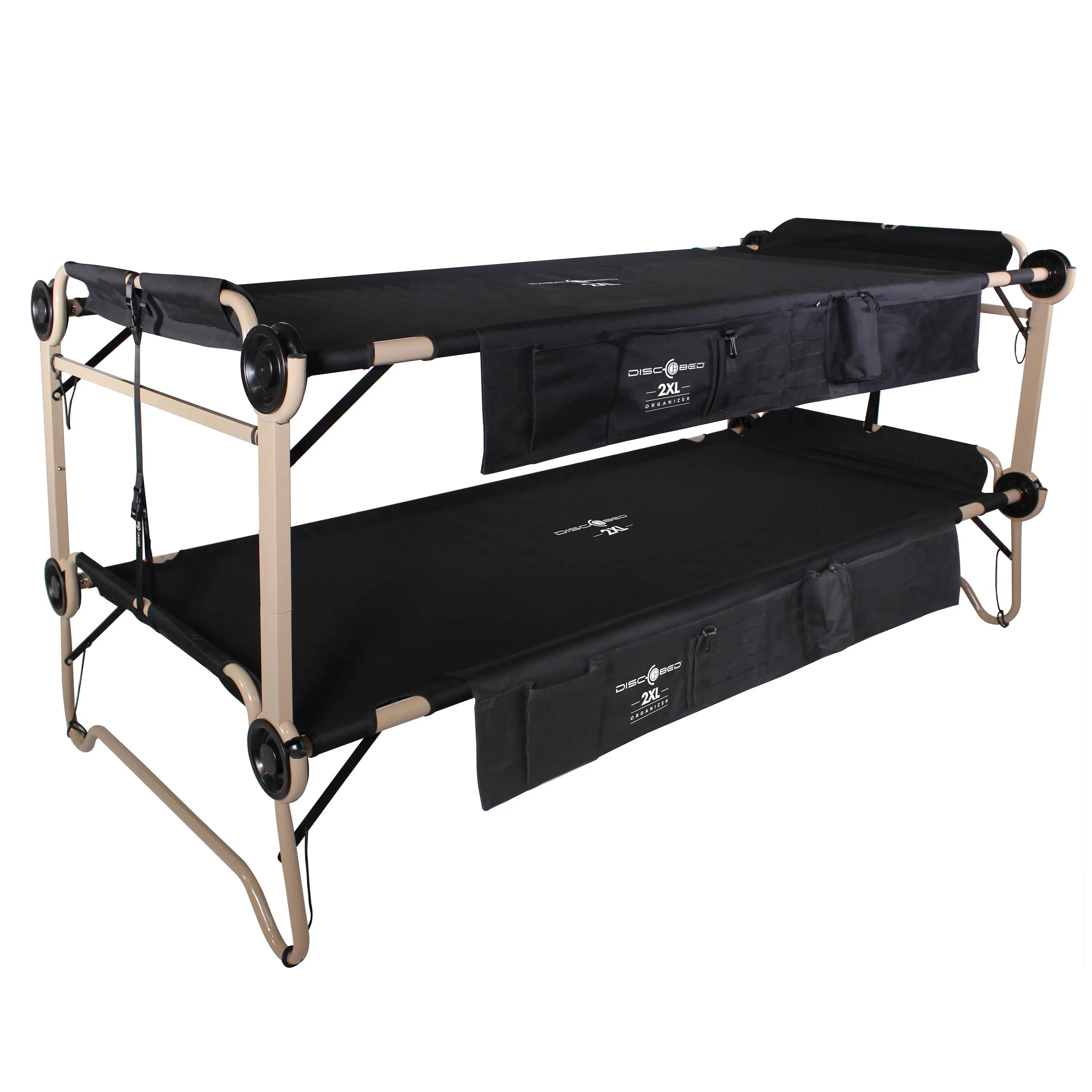 Disc-O-Bed -  Feldbett 2XL mit Seitentaschen