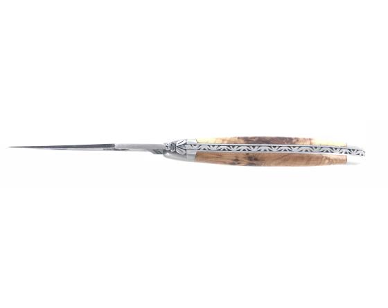 Couteau poche Laguiole Collection 12 cm Lame Brut de Forge - Genévrier Couteau de Poche Forge de Laguiole