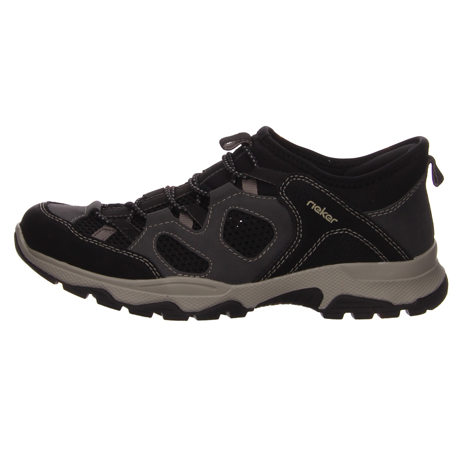 Rieker Sneaker schwarz schwarz