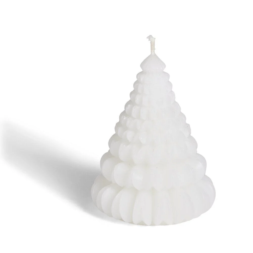 Bougie cône Ø7,2xH9,5cm - 3 coloris