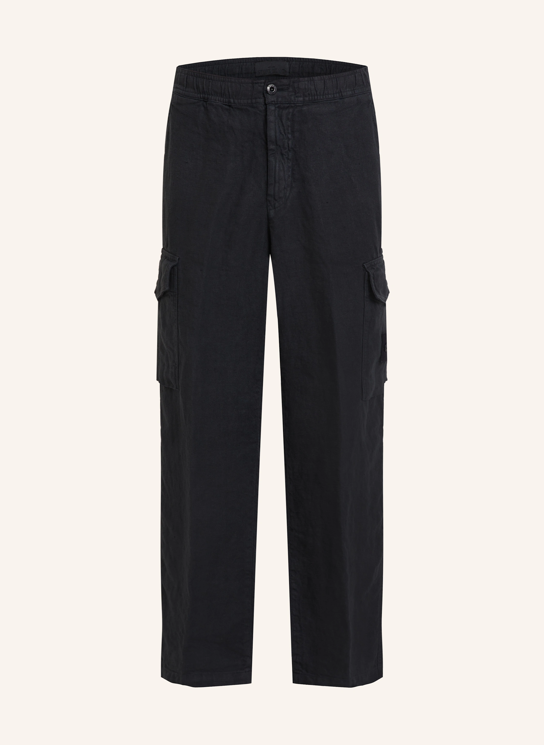 STONE ISLAND Cargohose GHOST Regular Fit aus Leinen