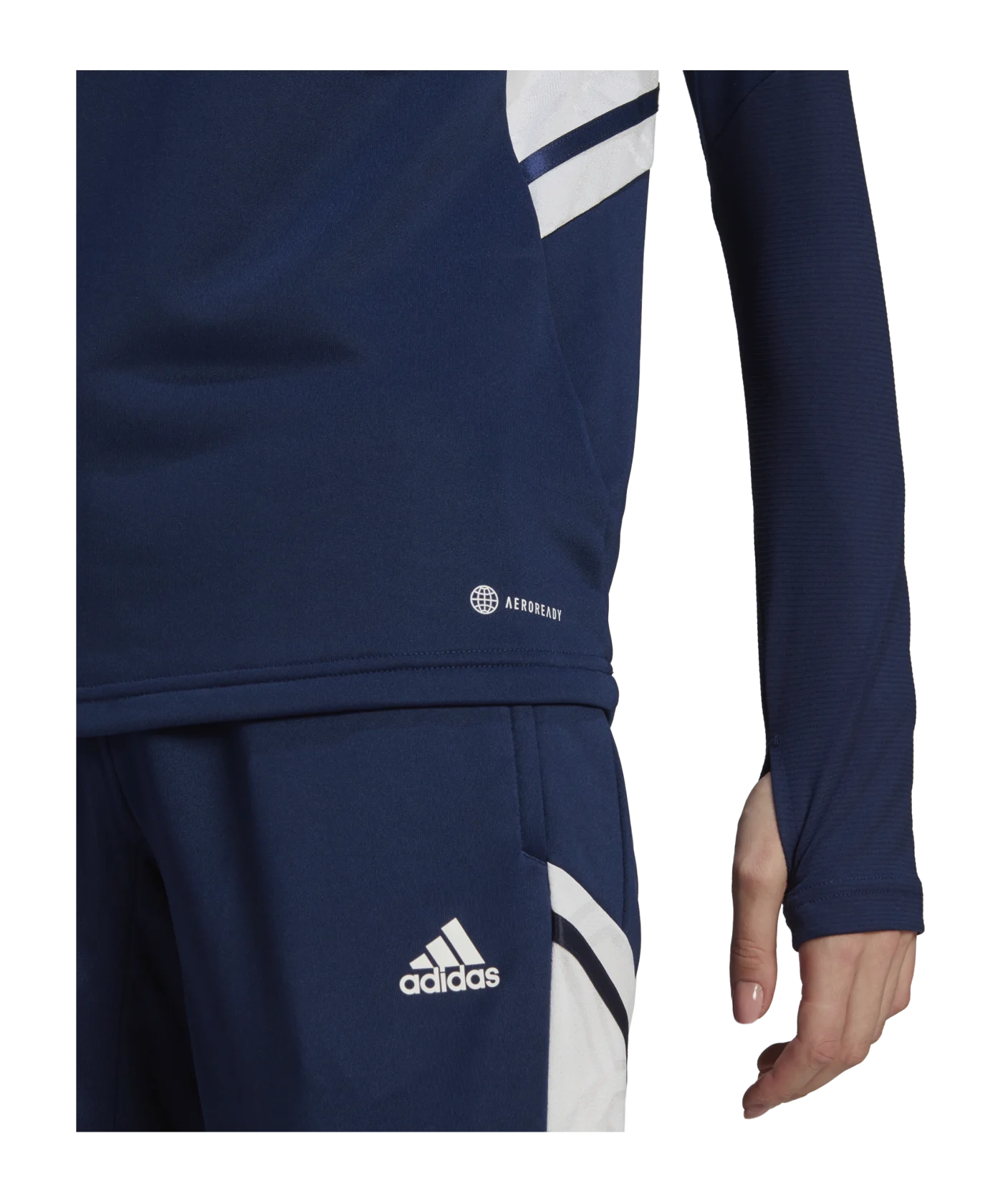 adidas Condivo 22 HalfZip Sweatshirt Damen Blau