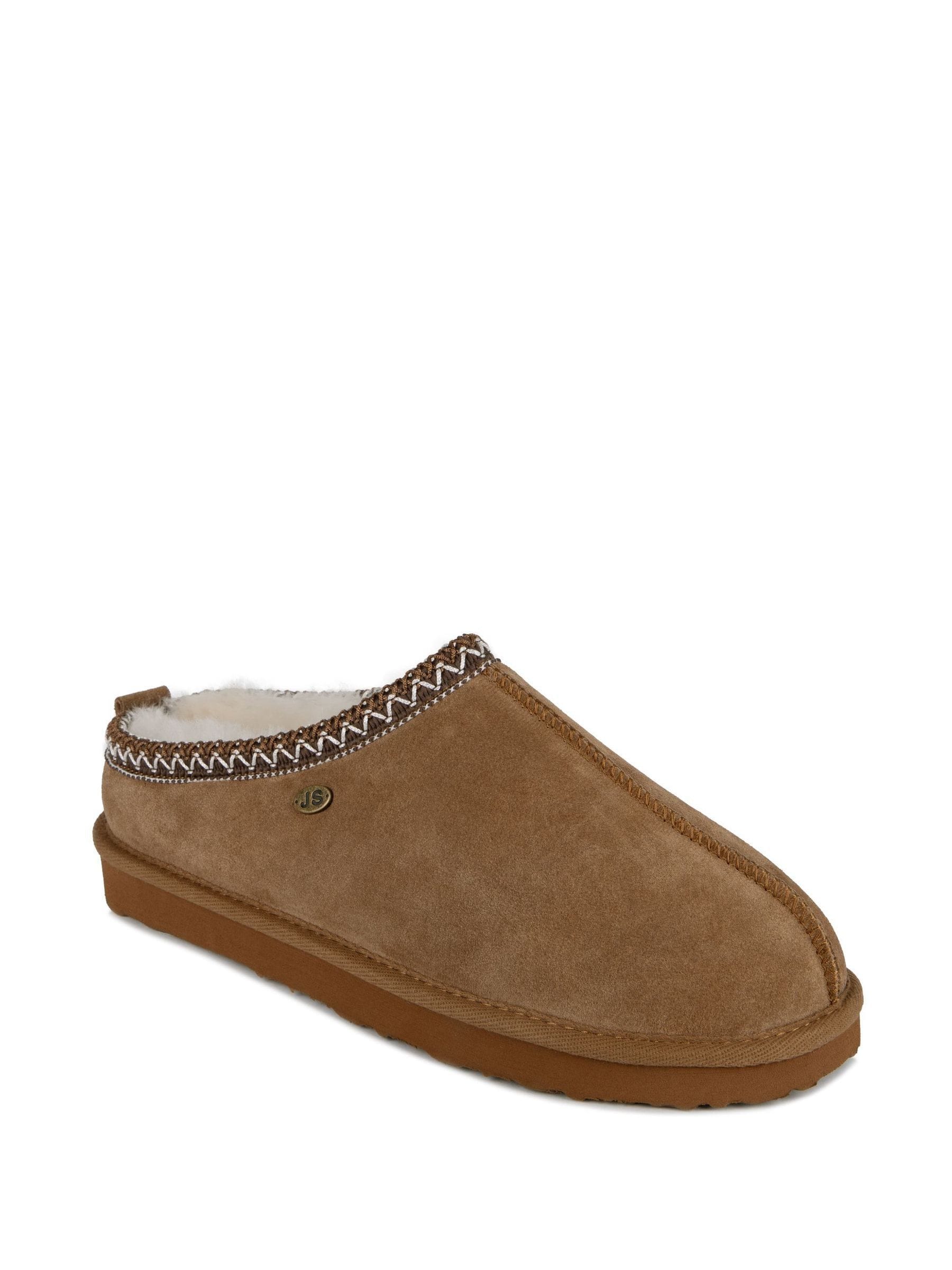 Lichtbruin - Just Sheepskin Heren Miles Pantoffels