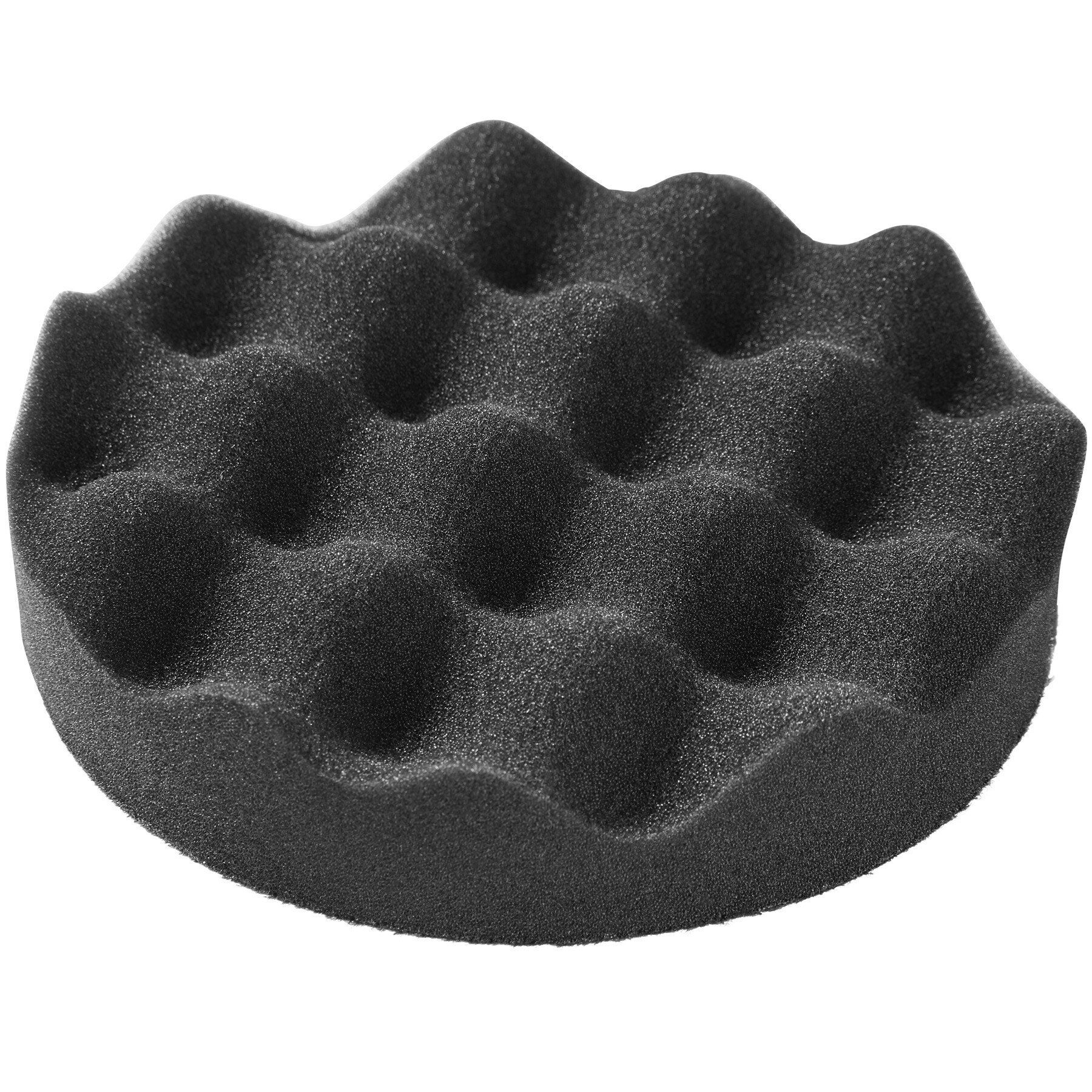tectake® 14-teiliges Polierschwamm-Set, 1 Polierfell, 3 Mikrofasertücher, Befestigung mit Klettverschluss