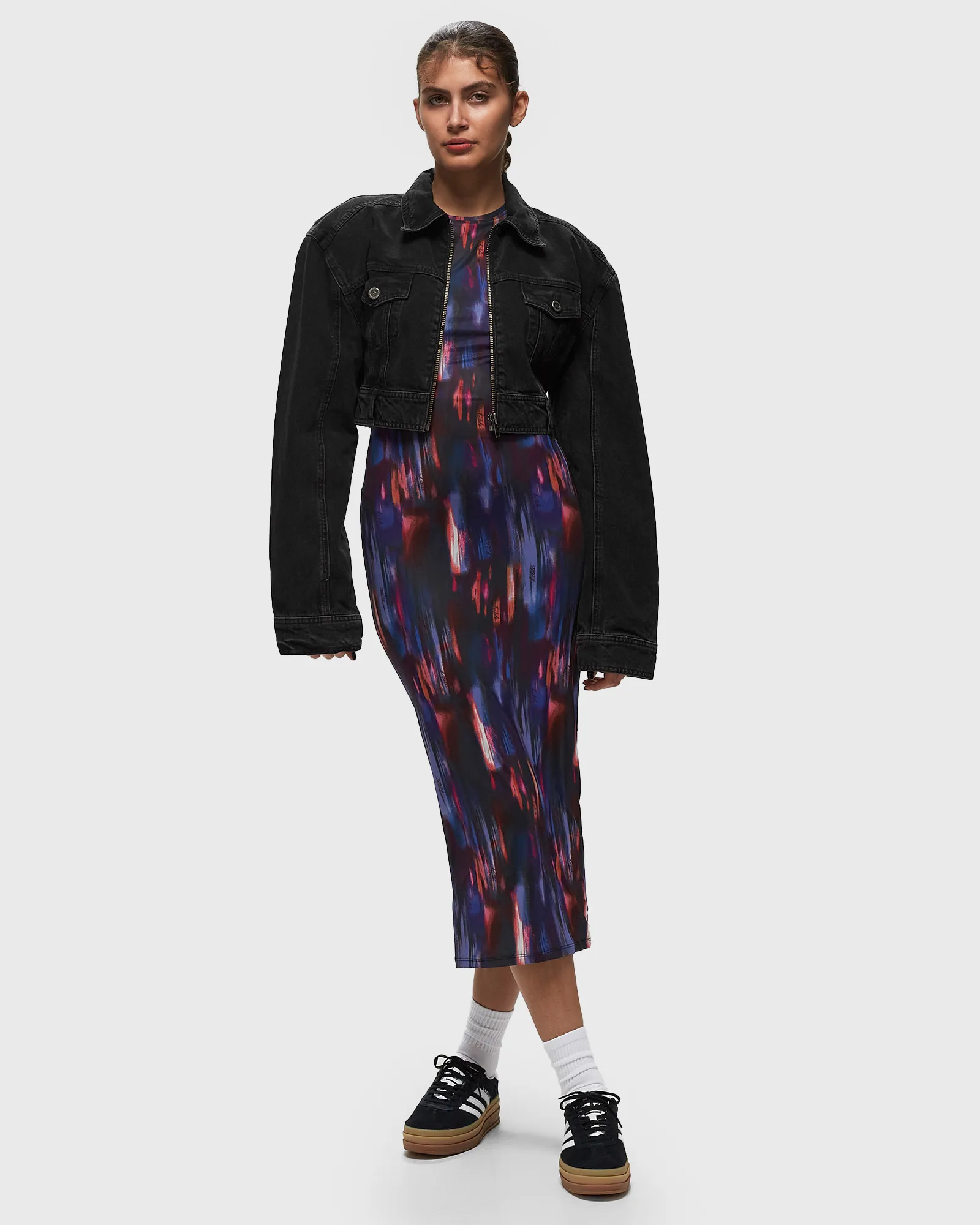 ROTATE Birger Christensen Washed Denim  Jacket