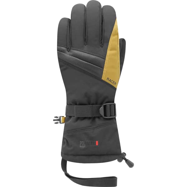 Gant de ski RACER LOGIC 4 BLACK CAMEL