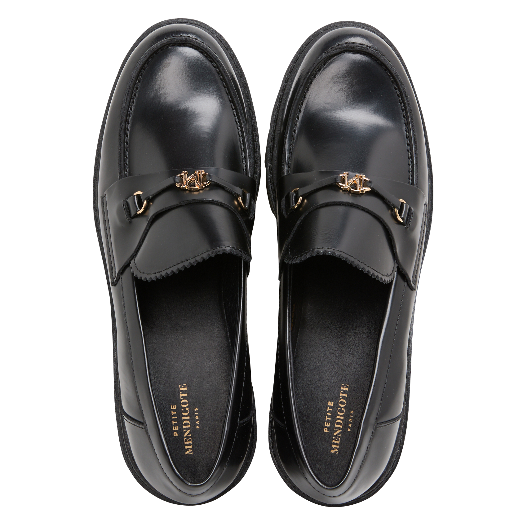 Mocassins en cuir | Noir