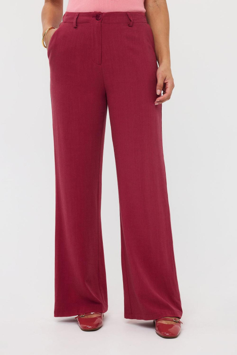 Ydence rode dames broek