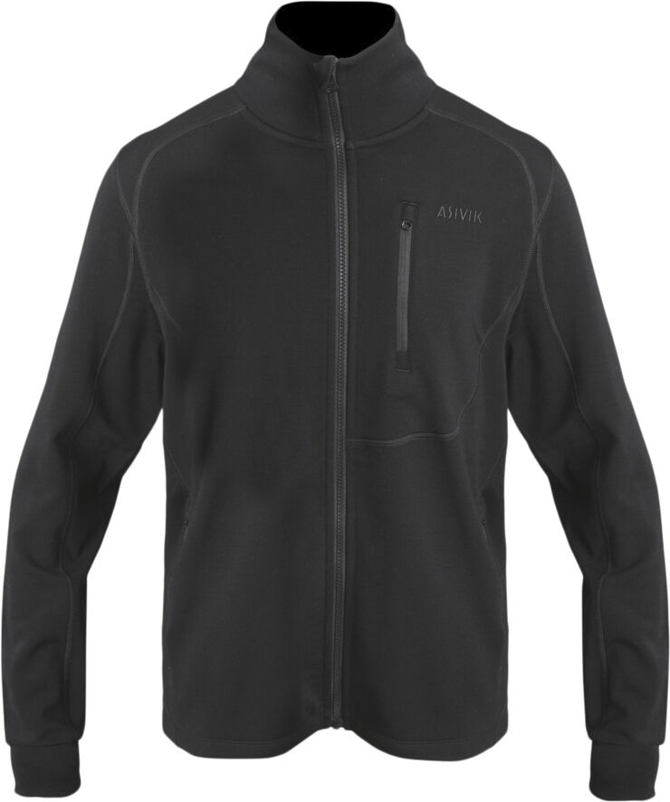 Asivik Asivik Adventure Mid Wool fleece, herre Sort