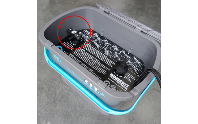 Rinsekit Pressure Booster Handpumpe für mobile Dusche Plus & Pod