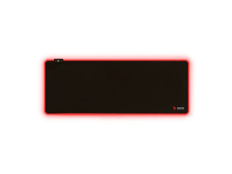 SAVIO GAMING Turbo Dynamic - Musemåtte - LED Edition - størrelse XL