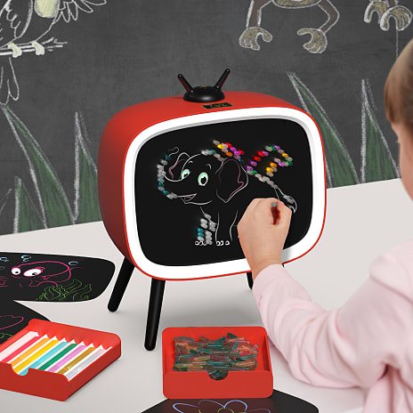 FAO Schwarz Peg Art TV med lys