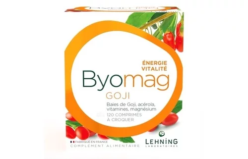 Byomag Goji Tonus, Vitalité, Fatigue Lehning - 120 Comprimés