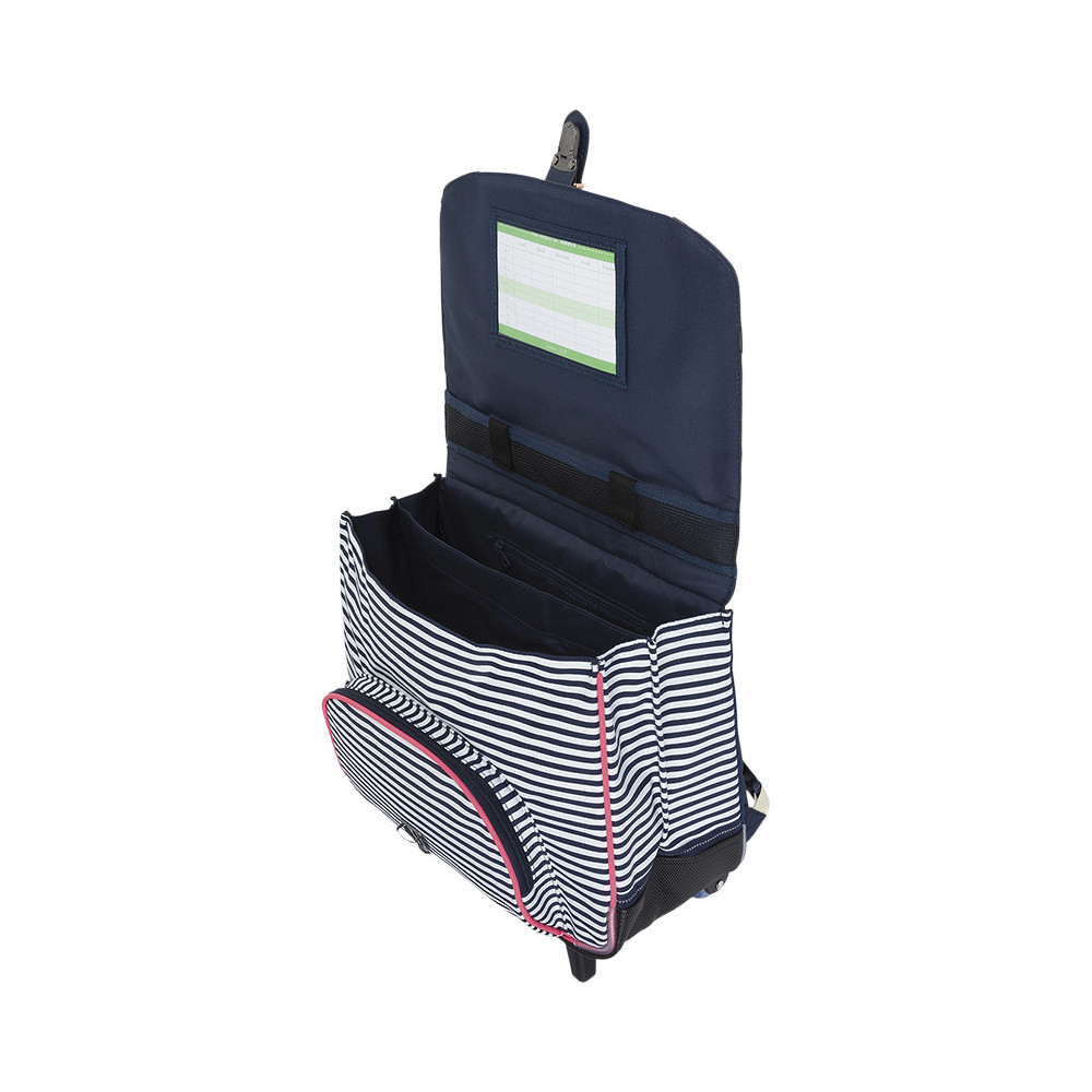 Cartable trolley Enora rose