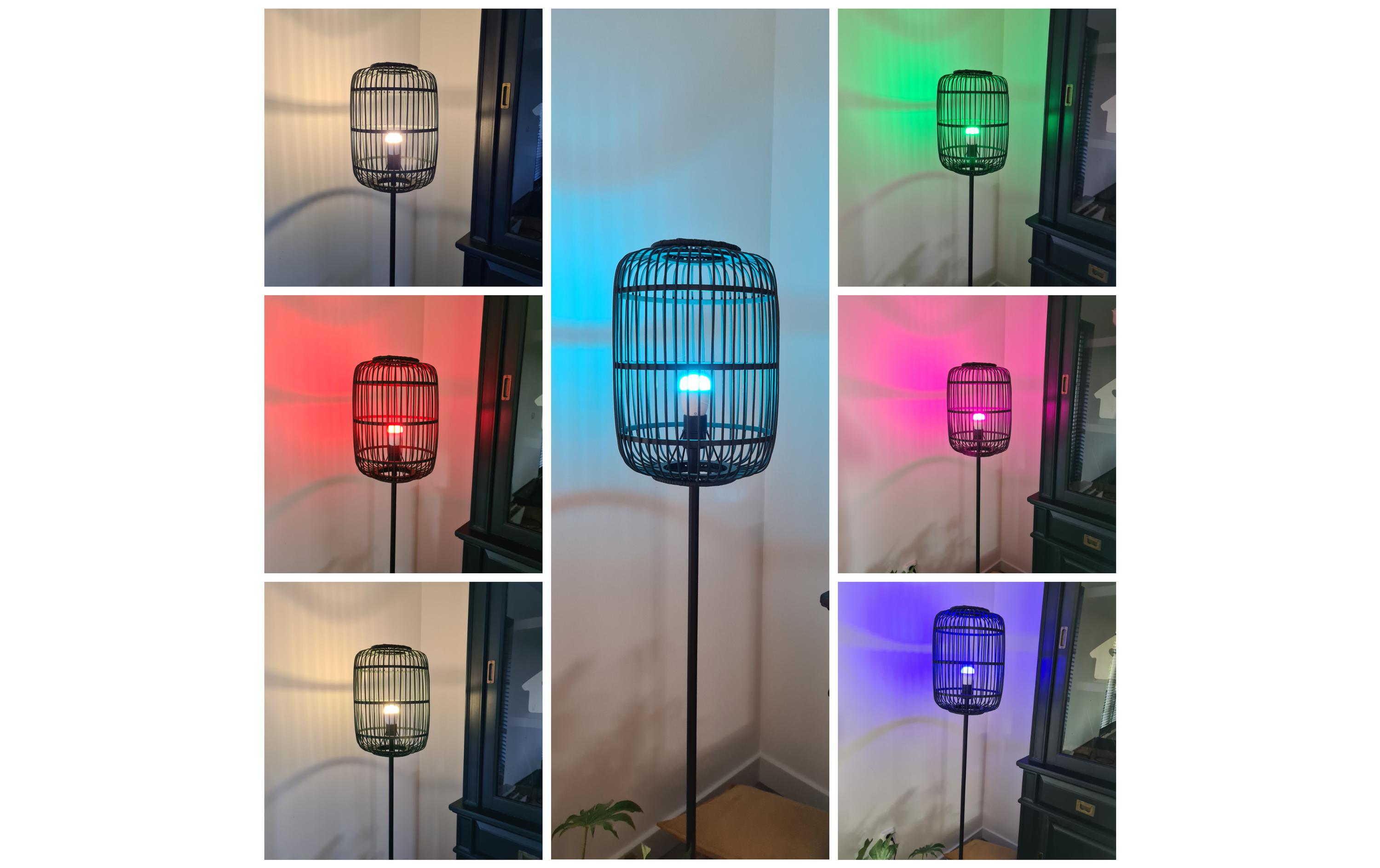 Leuchtmittel WiFi Smart Bulb RGB+WW E27, 6W, 2700K-6500KSmarte LED Glühbirne für E27 Fassungen