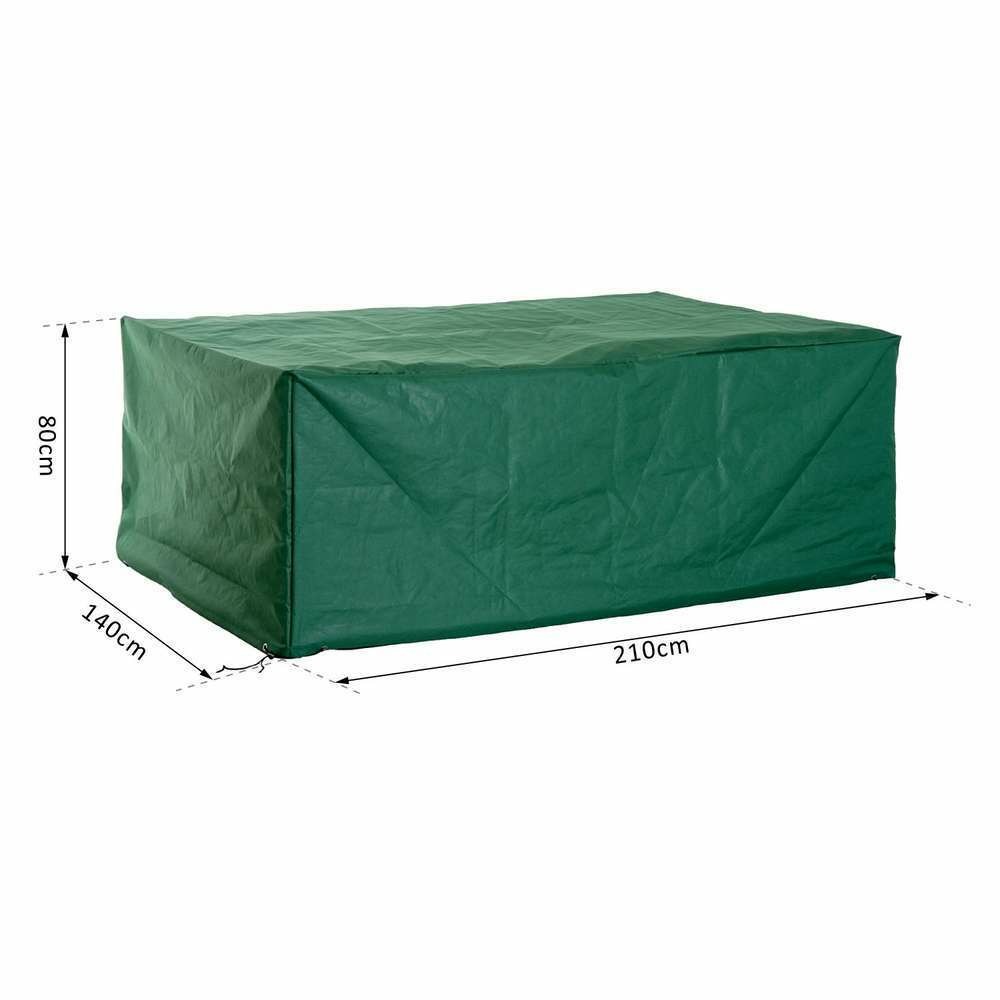 Housse de protection pour salon de jardin - L.210 x l.140 x H.80 cm