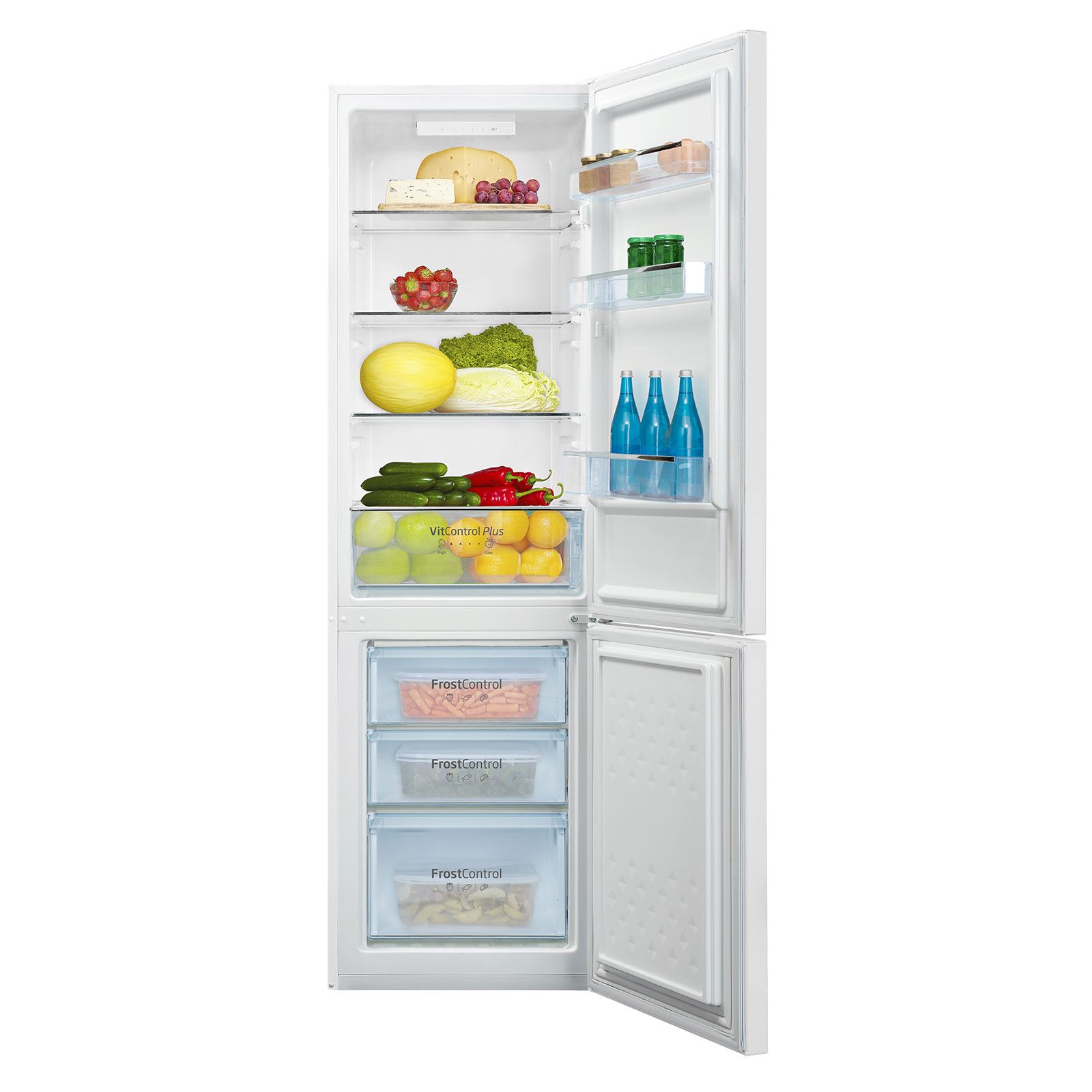 AMICA Kühl-/Gefrierkombination KGCL 387 150 W - weiß - E
