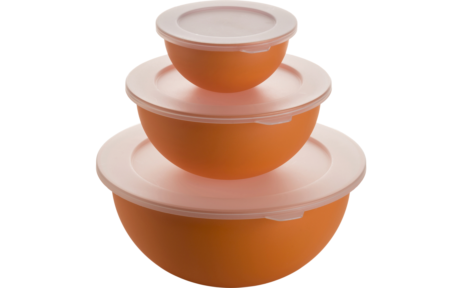 Omada Schüsselset mit Deckel 3teilig orange