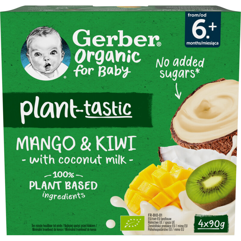 Nestlé Yogolino plantaardig babytoetje mango ki