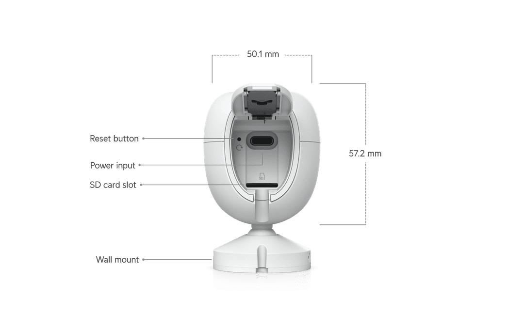 Netzwerkkamera G6 Instant Weiss<br>Plug-and-Play-Kamera mit 4K-WiFi-Verbindung, 1/1.8
