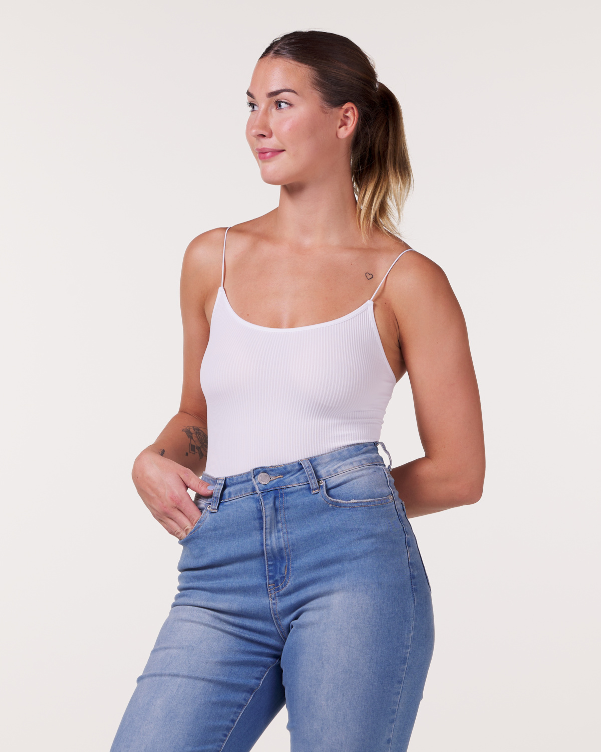 Bumpro Everyday Rib String Body White