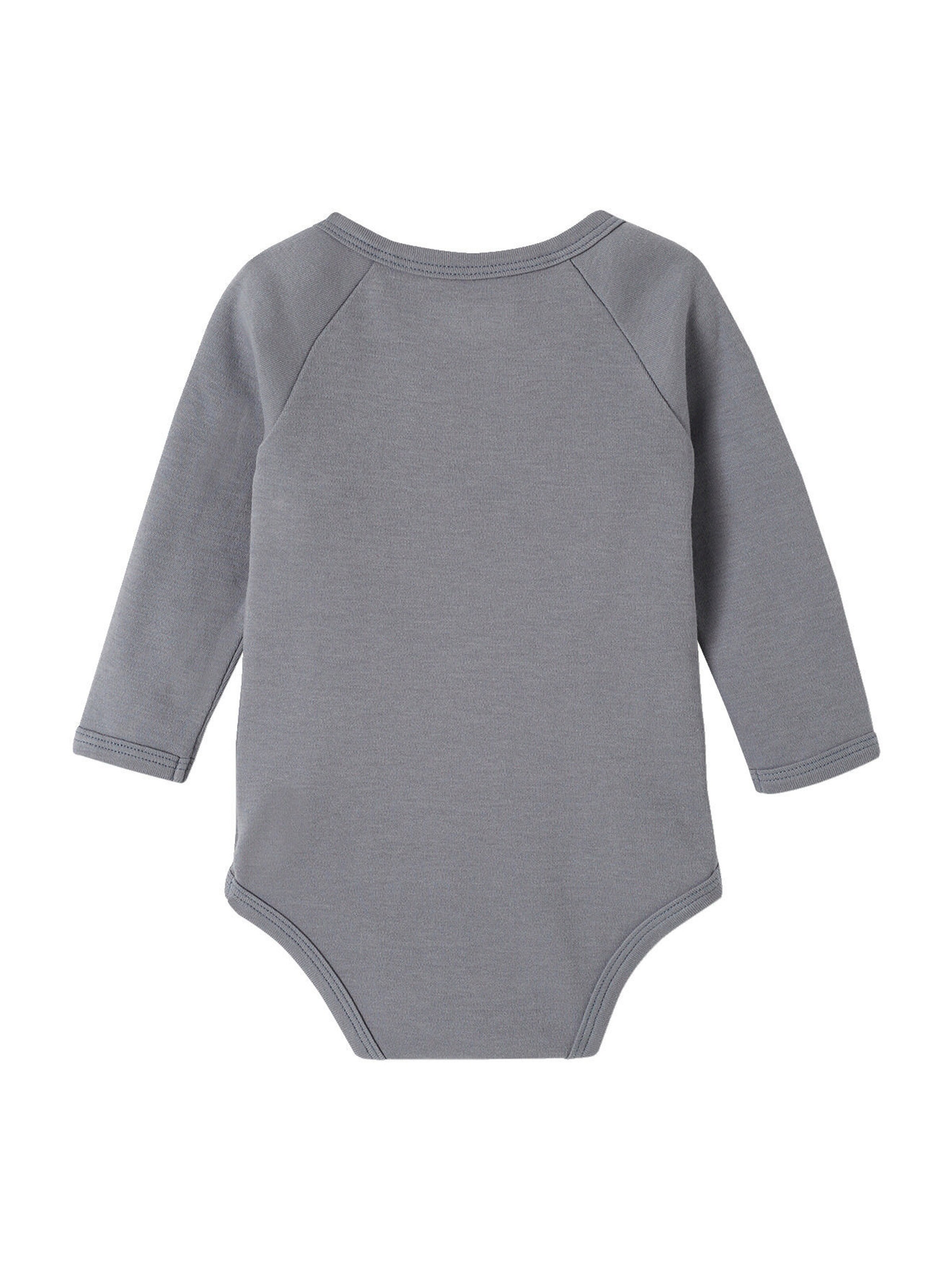 Vertbaudet 3er-Pack Baby Wickelbodys, Bio-Baumwolle jeansblau
