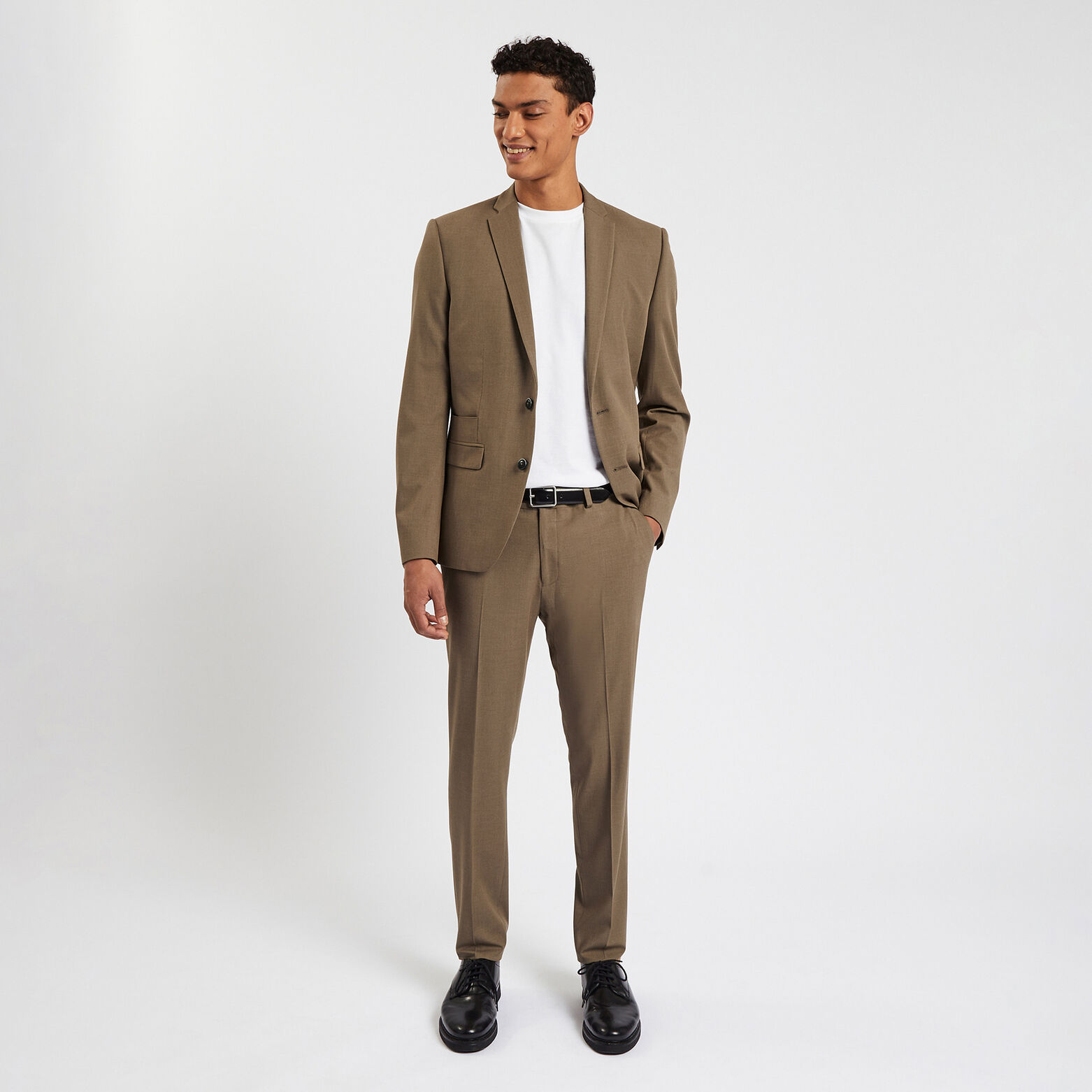 Veste de costume extra-slim bistretch Beige