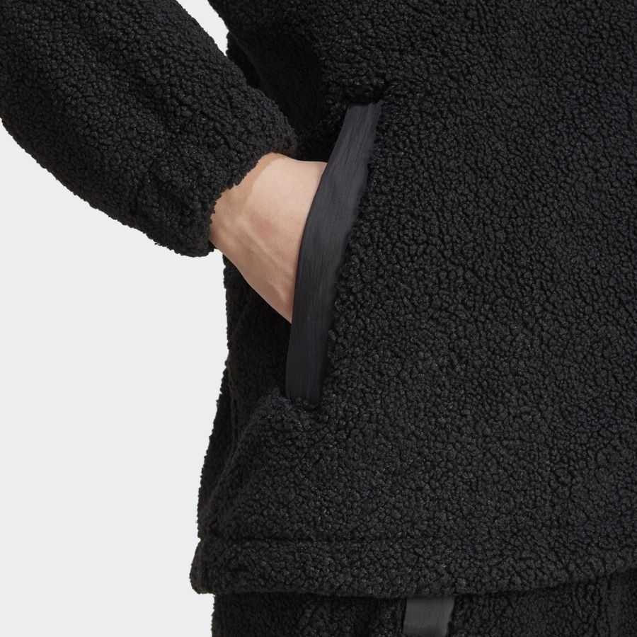 Adidas Original Veste entièrement zippée molleton Teddy