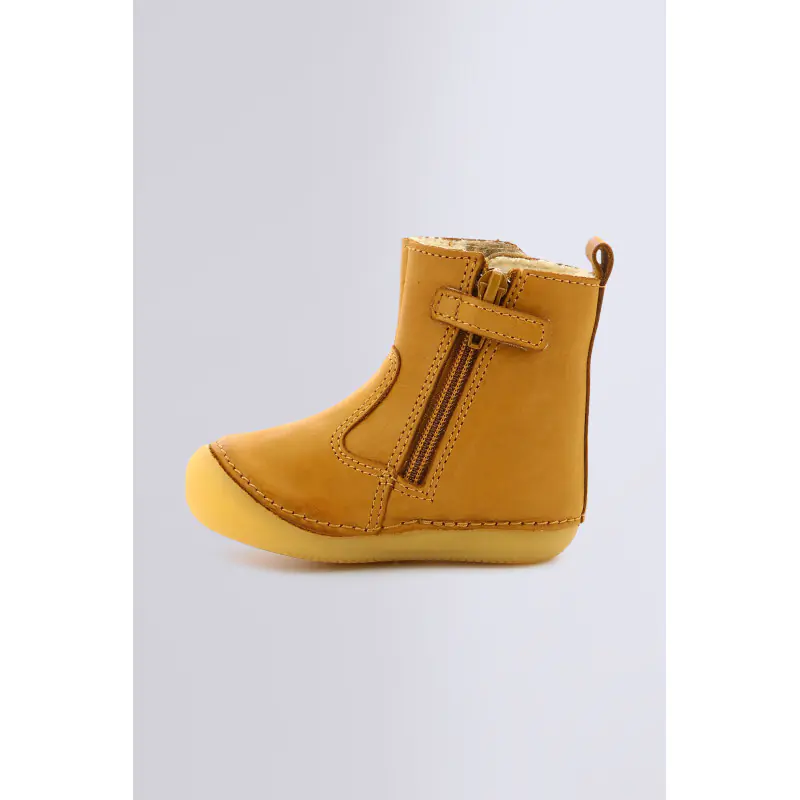SOCOOL FOURRÉ CAMEL CLAIR BOOTS Cuir Mixte