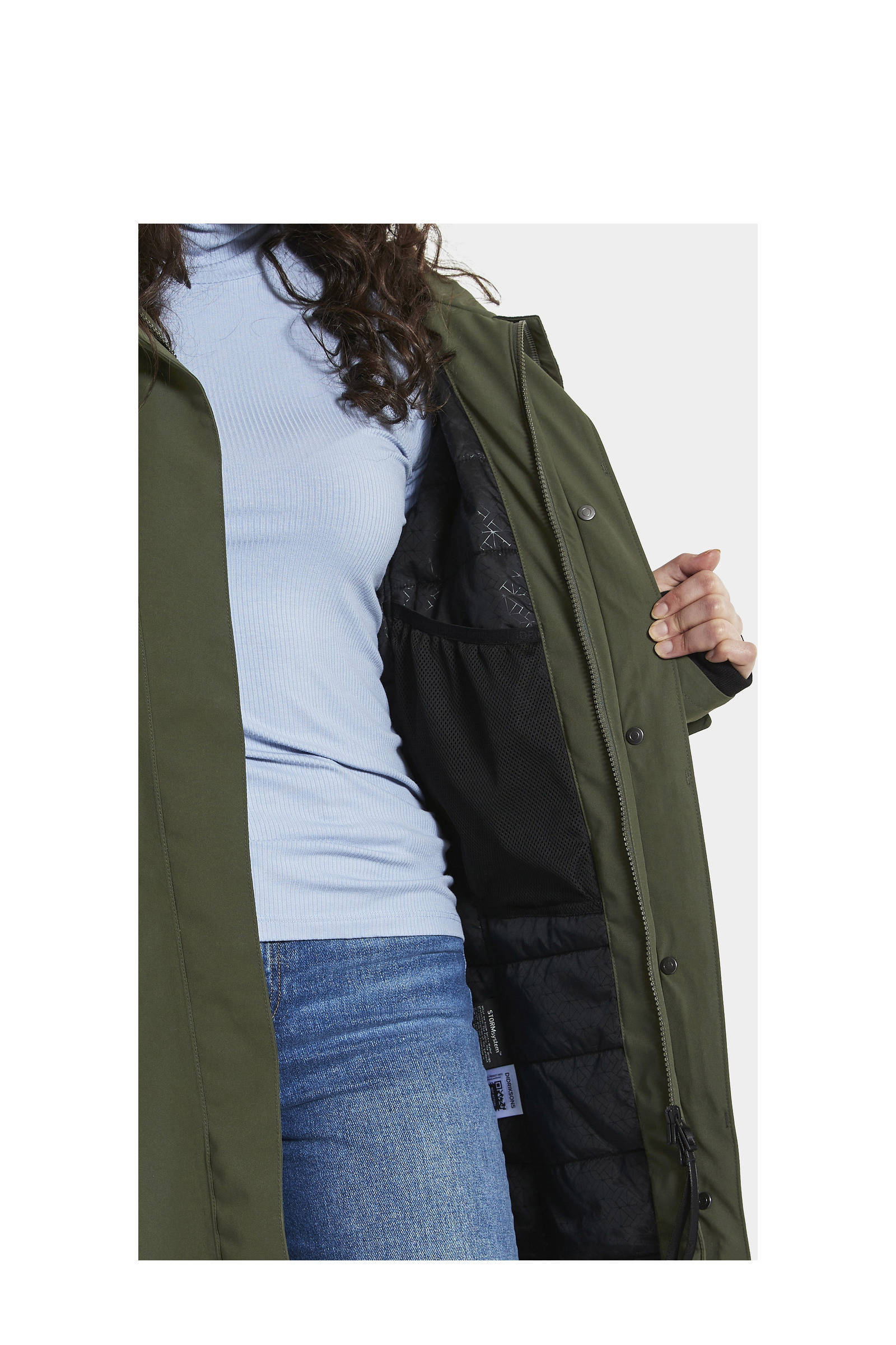 Didriksons parka Erika groen