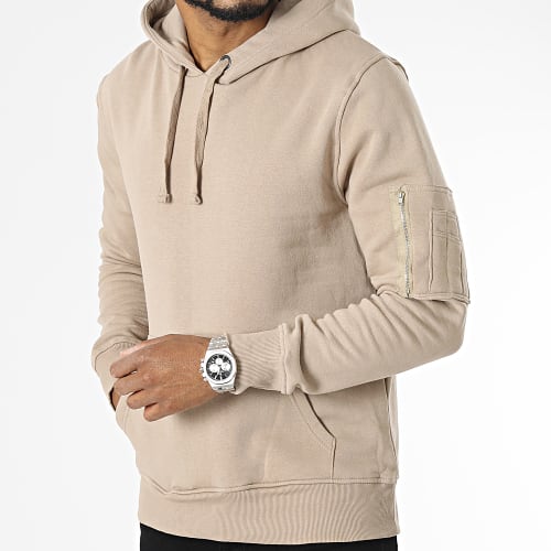Sweat Capuche Essence Beige