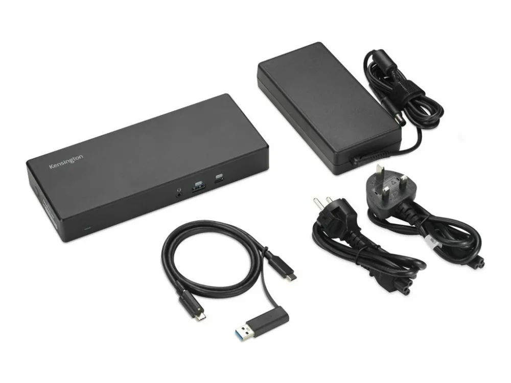 SD4781P USB-C® og USB-A Dual 4K-dockingstation Sort