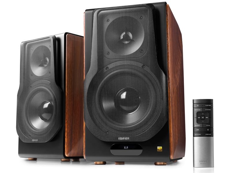 Edifier Regallautsprecher Paar S3000MKII Braun, Schwarz Aktive kabellose 2.0 Lautsprecher