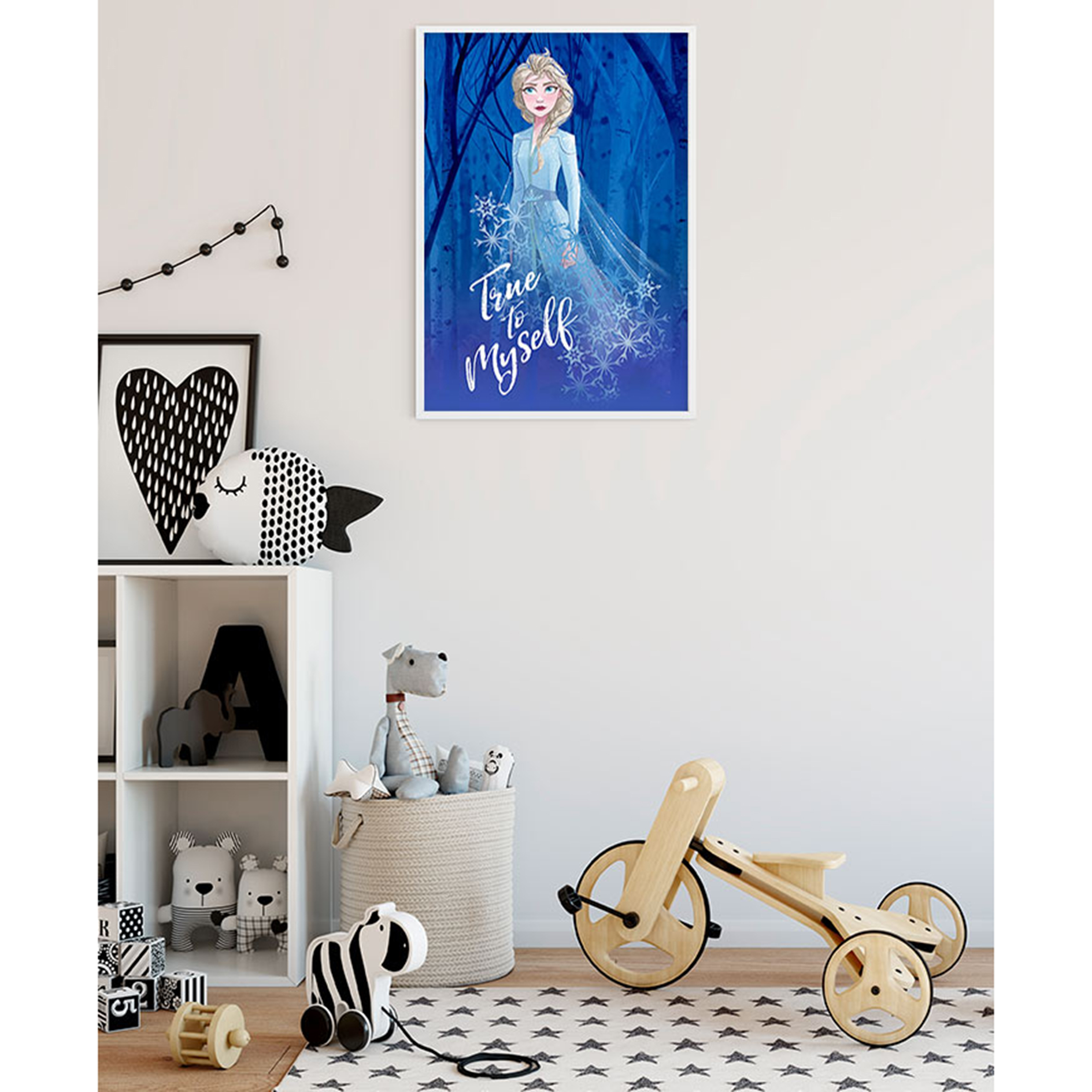 Wandbild FROZEN 2 ELSA TRUE TO MYSELF - 50x70 cm