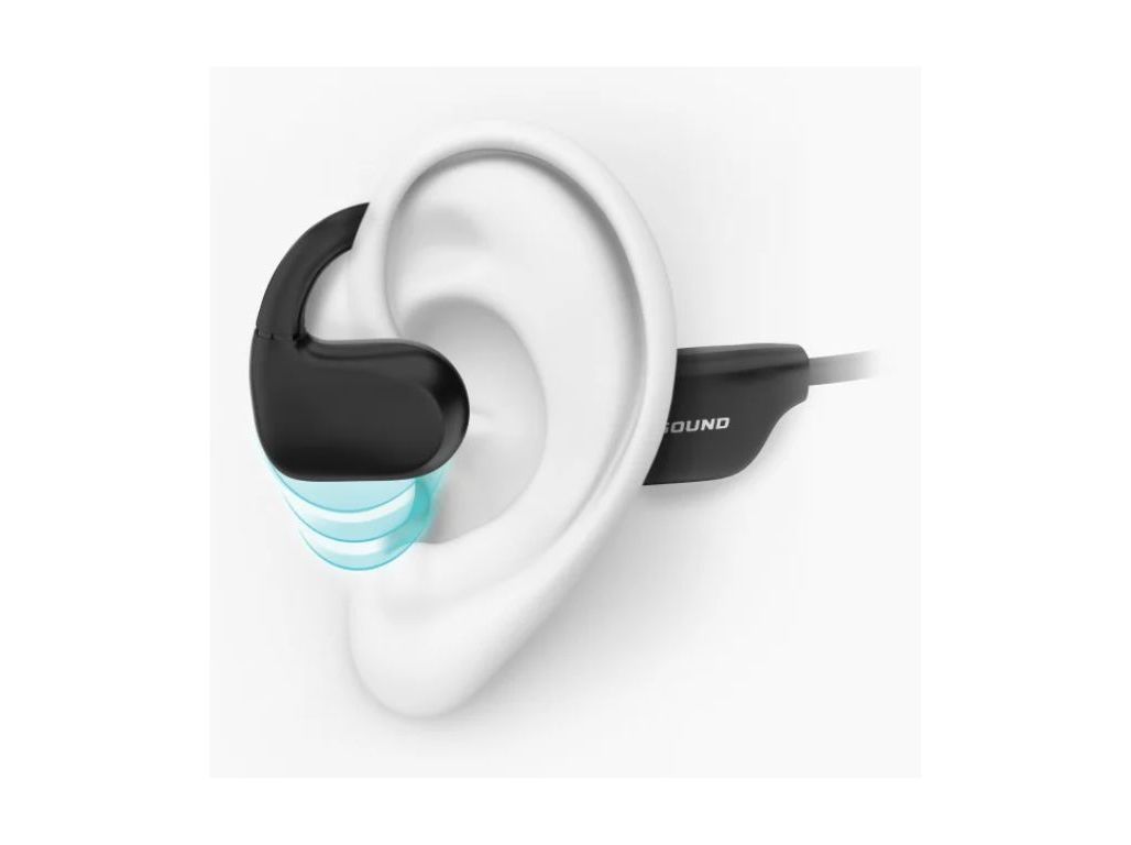 AURICULARES DE CONDUÇÃO ÓSSEA OPNSOUND OPNOS1000DA PRETO