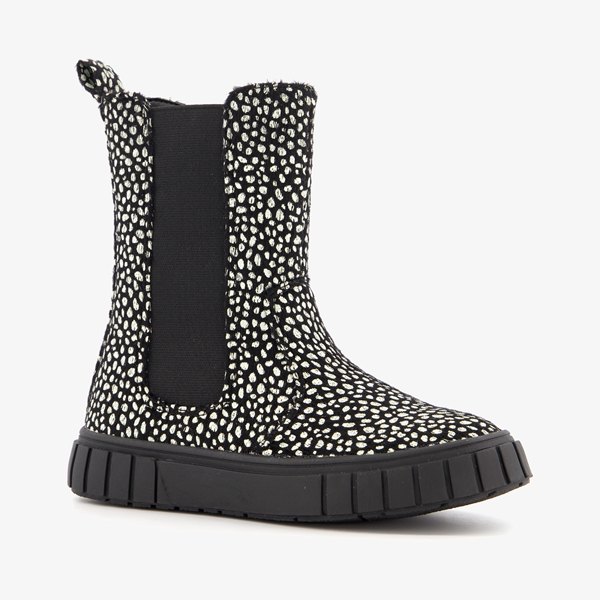 Blue Box meisjes chelsea boots met stippen