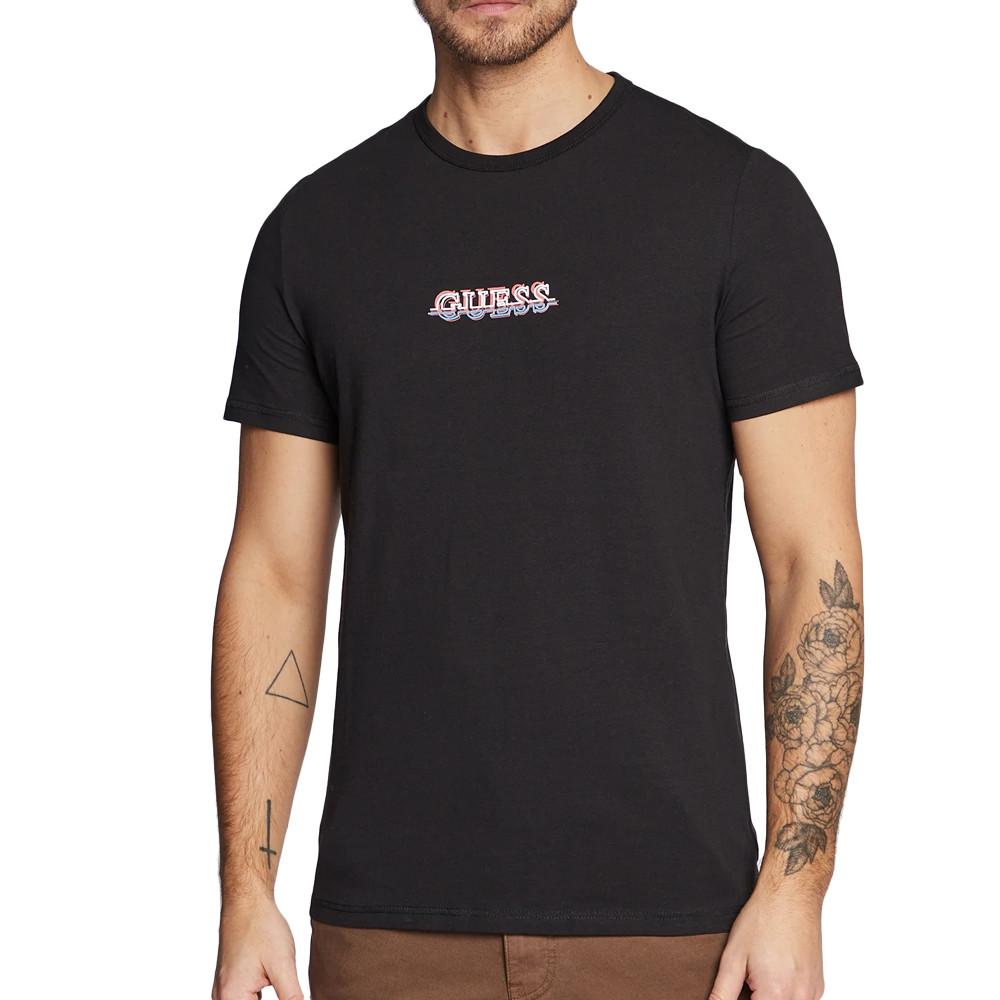 Guess T-shirt Noir Homme Guess Maksim