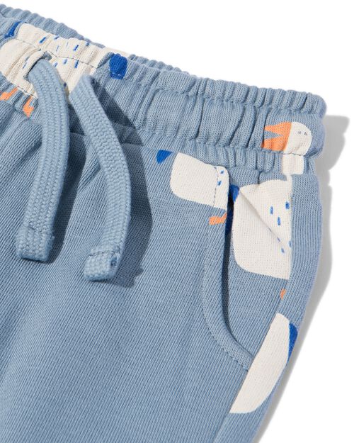 ensemble pull et pantalon canards pour bébé bleu