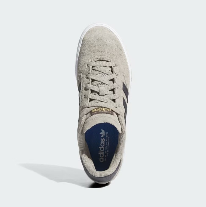 Adidas Skateboarding Busenitz Vulc II Silver Carbon Gold 7 US / 40 EU