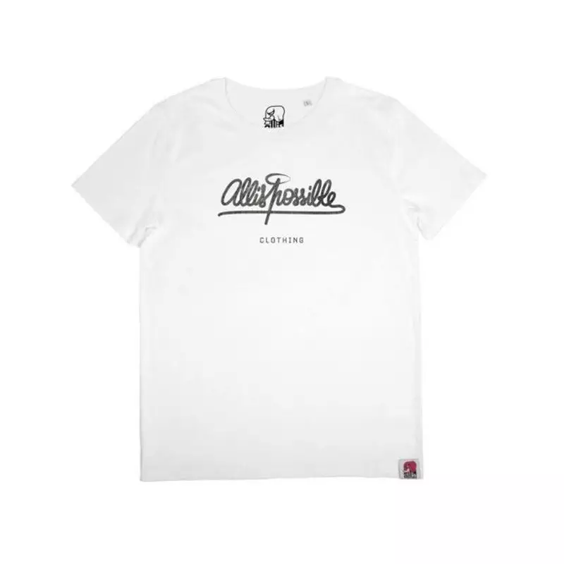 Tee shirt ALL IS POSSIBLE Marker Blanc