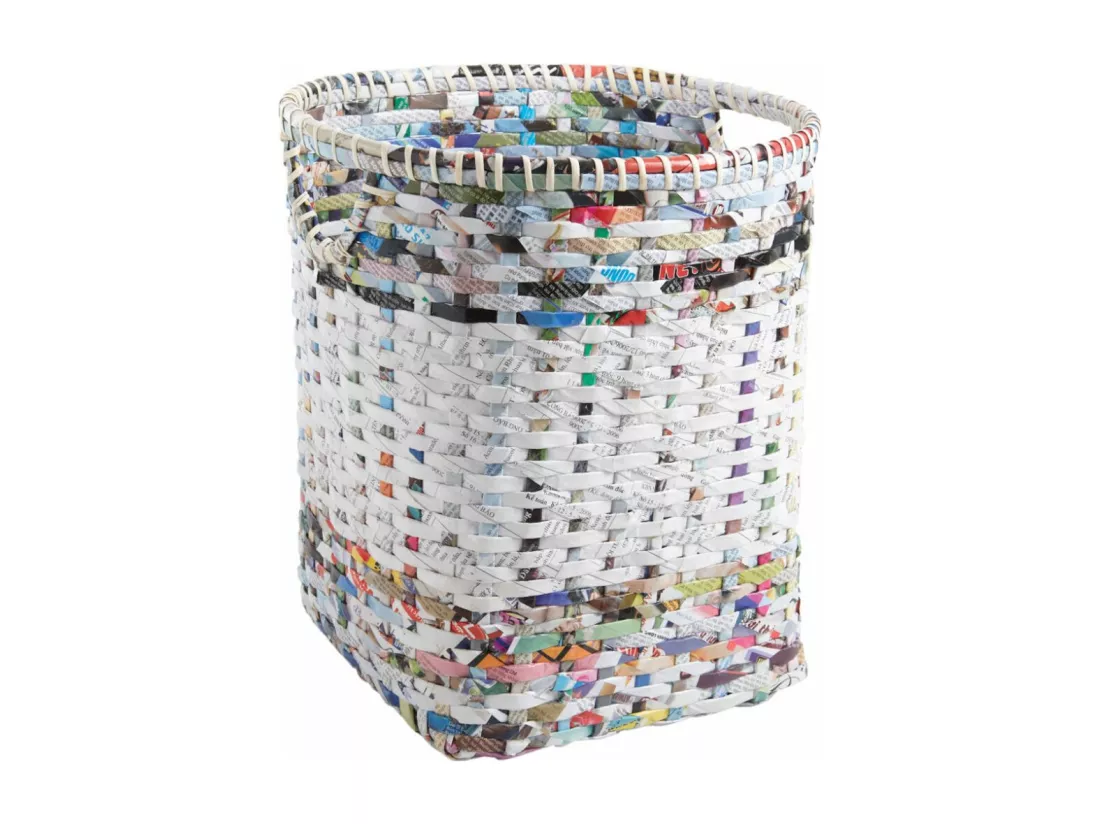 Paniers à linge en papier recyclé (Lot de 3)