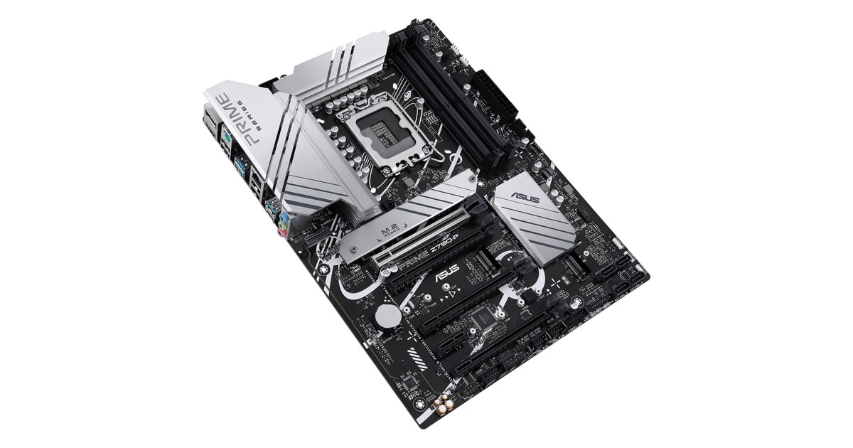 ASUSPRIME Z790-P socket 1700 moederbord  (Zilver, RAID, 2.5Gb-LAN, Sound, ATX)