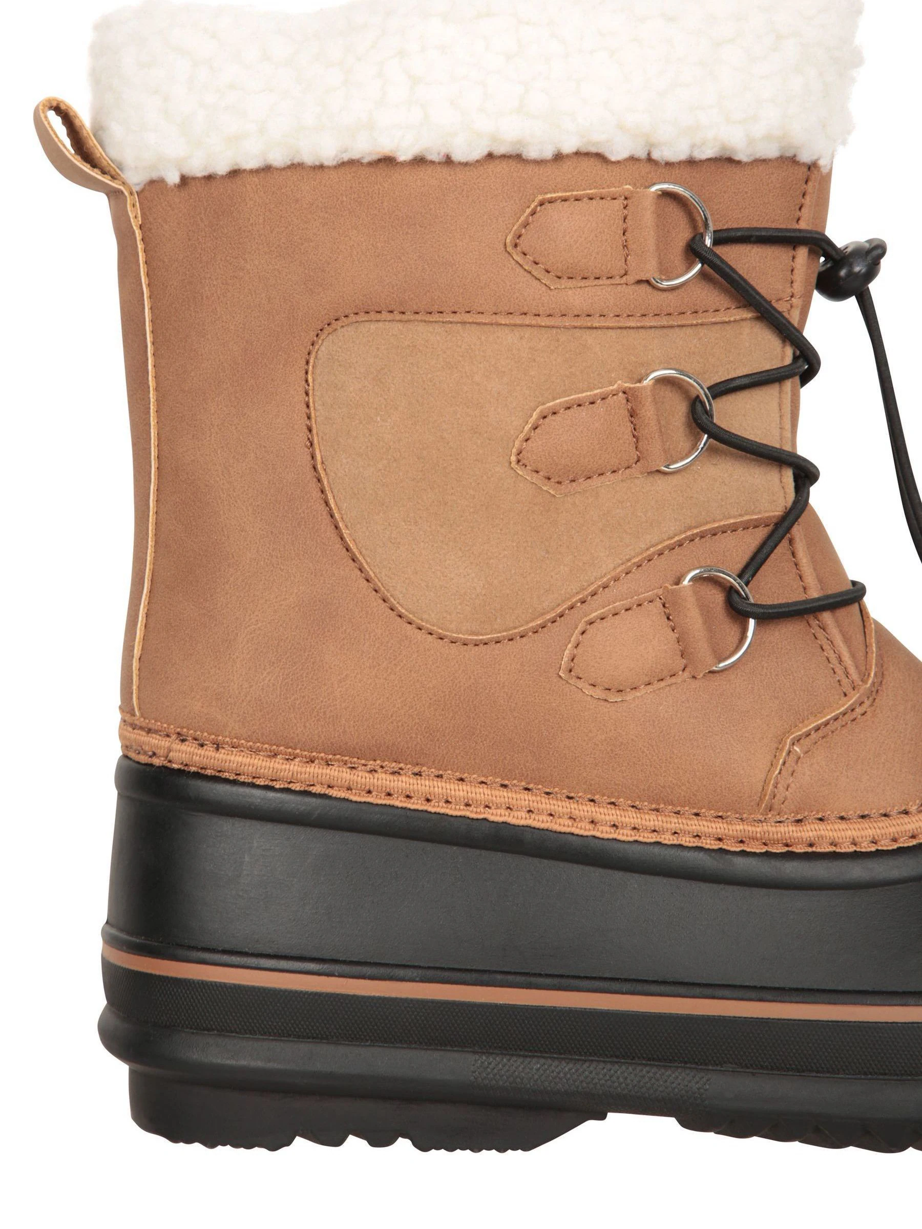 Mountain Warehouse - Casual adaptieve sneeuwlaarzen met veters voor kinderen