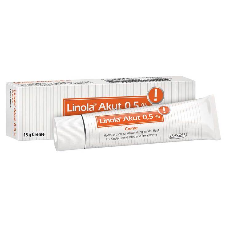 Linola® Akut 0,5% Hydrocortison Creme, 15 g