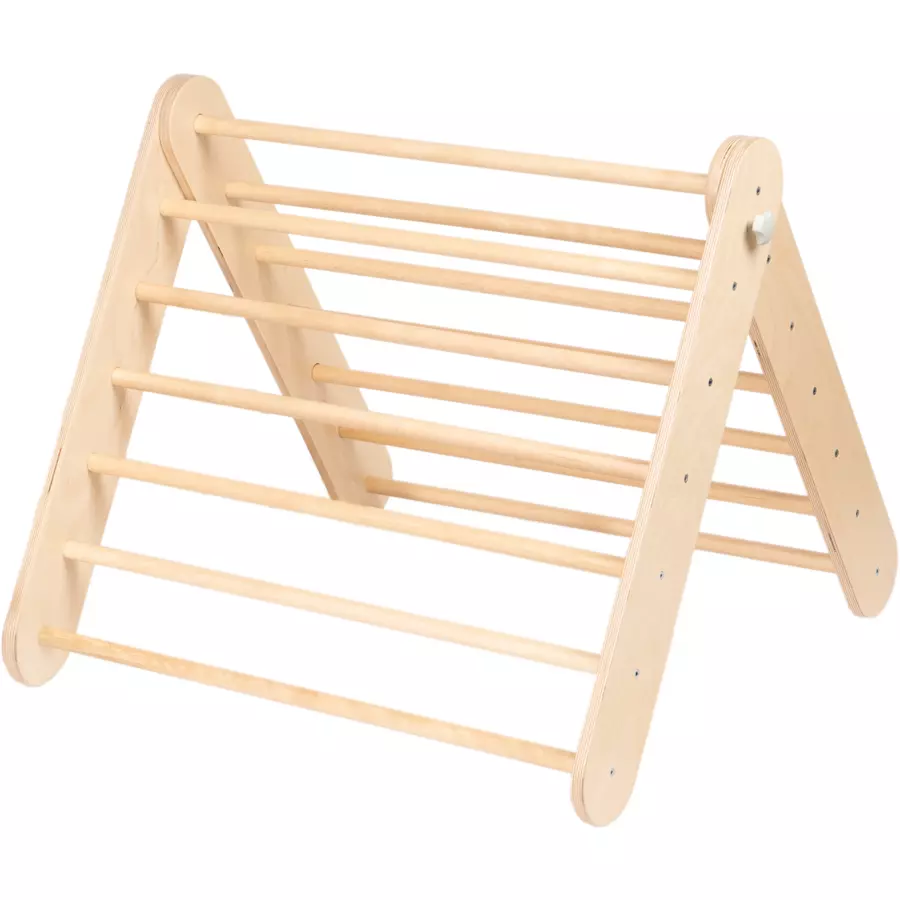 LEG & GO Kletterdreieck – Sprossenwand (schwedisch) 2in1, natur
