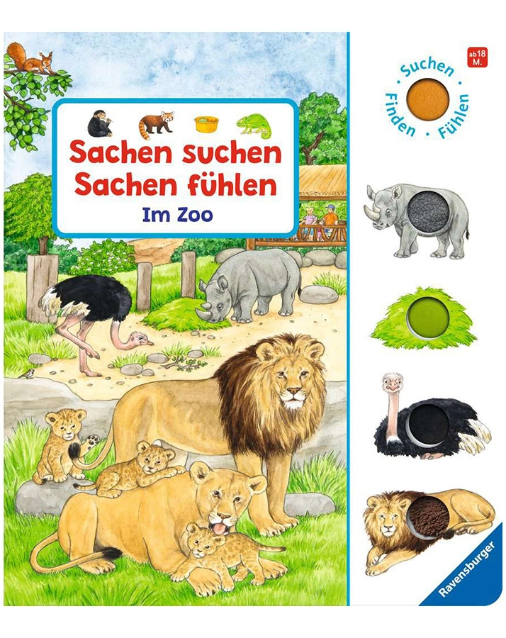 Sachen suchen, Sachen fühlen: Im Zoo: Suchen, finden, fühlen